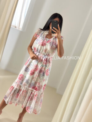 Romantic Chic Bloom – Φόρεμα με λουλουδάτο μοτίβο - Image 4