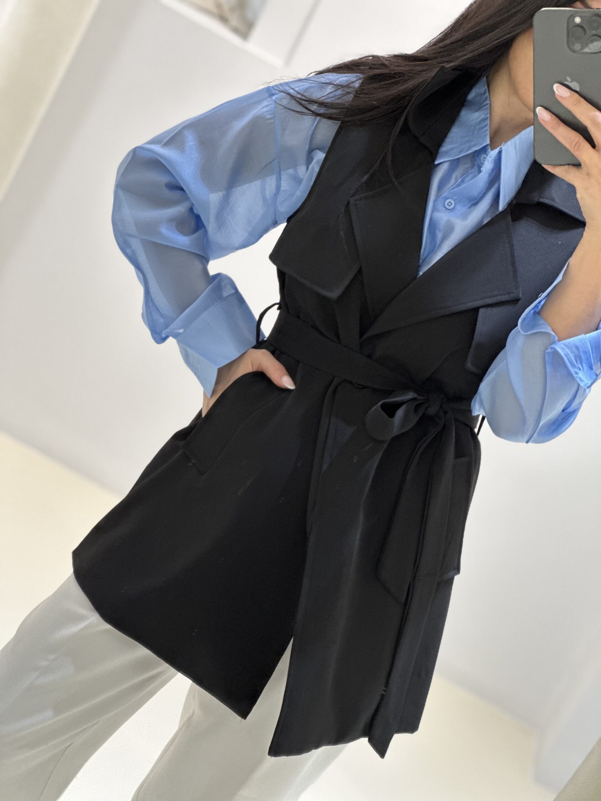 Κλασική Καμπαρντίνα με Ζώνη