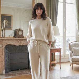 Πλεκτό σετ One Size Εκρού