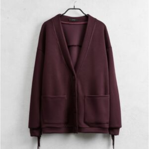 Ζακέτα από ύφασμα φούτερ με κρόσσια